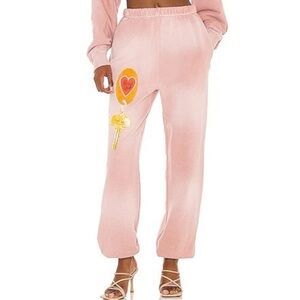 Boys Lie Key to My Heart Baggy Sweatpants Mauve Ombre Size 2X Large Logo